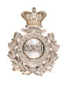 Pouch belt plate, 27th (Punjab) Regiment of Bengal Native Infantry, 1864-1882