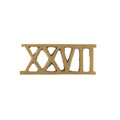 Shoulder title, 27th (Punjab) Regiment of Bengal Infantry, pre-1901