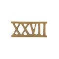 Shoulder title, 27th (Punjab) Regiment of Bengal Infantry, pre-1901
