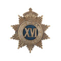 Cap badge, 16th Regiment of Bombay Infantry, 1885-1901