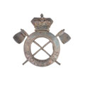 Cap or collar badge, 23rd Sikh Pioneers, pre-1922