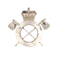 Cap or collar badge, 23rd Sikh Pioneers, pre-1922