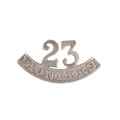 Shoulder title, 23rd Sikh Pioneers, 1901-1922