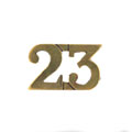 Shoulder title, 23rd Sikh Pioneers, pre-1903