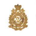 Cap badge, 32nd (Punjab) Regiment of Bengal Infantry (Pioneers), pre-1901