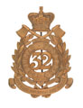 Pugri badge, 32nd (Punjab) Regiment of Bengal Infantry (Pioneers), pre-1901