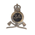 Cap badge, 34th Sikh Pioneers, 1903-1922