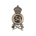 Cap badge, officer, 34th Sikh Pioneers, 1903-1922