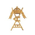 Cap badge, officer, 16th Cavalry, 1903-1922