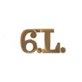 Shoulder title, 6th Duke of Connaught's Own Lancers, 1922-1947
