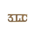 Shoulder title, 3rd Madras Cavalry, pre-1891