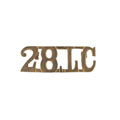 Shoulder title, 28th Light Cavalry, 1903-1922