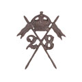 Cap badge, officer, service dress, 28th Light Cavalry, 1903-1922