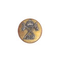 Button, officer, 28th Light Cavalry, 1903-1922