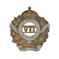 Pugri badge, 7th Regiment of Bombay Native Infantry, pre-1885