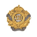 Pugri badge, 7th Regiment of Bombay Native Infantry, pre-1885 