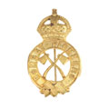 Pugri badge, officer, 28th Bombay Pioneers, 1901-1903
