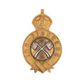 Pouch badge, 128th Pioneers, 1903-1922