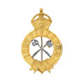 Pugri badge, officer, 128th Pioneers, 1903-1922