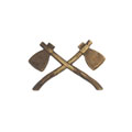 Collar badge, 28th (Pioneer) Regiment of Bombay Infantry, 1888-1901