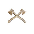 Collar badge, 128th (Pioneer) Regiment of Bombay Infantry, 1901-1922