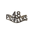 Shoulder title, 48th Pioneers, 1903-1922