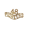 Shoulder title, 48th Pioneers, 1903-1922