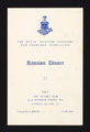 Reunion Dinner Menu, Royal Munster Fusiliers Old Comrades Association, The Victory Club, London, 28 June 1958