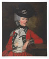 Lady in militia uniform and hat, 1781 (c). 
