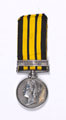 East and West Africa Medal 1887-1900, with clasp, 'Sierra Leone 1898-99', Private D Johnson, 1st West India Regiment