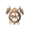 Collar badge, officer, 2nd Royal Lancers (Gardner's Horse), 1935-1950