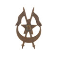 Cap badge, officer, 15th (Cureton's Multani) Regiment of Bengal Lancers, 1st pattern, 1890-1922