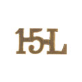 Shoulder title, 15th Lancers (Cureton's Multanis), 1903-1922