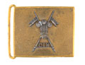 Waist belt clasp, 38th Central India Horse, 1906-1910