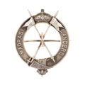 Helmet badge, 1st Madras Lancers, 1886-1901