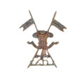 Cap badge, 26th Prince of Wales's Own Light Cavalry, 1906-1910