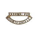 Shoulder title, Bahawalpur Mounted Rifles, 1901-1924