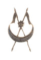 Officer's collar badge, 15th Bengal Lancers, 1890-1922