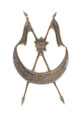 Officer's collar badge, 15th Bengal Lancers, 1890-1922