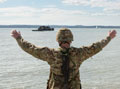 52 (Port) Squadron, 17 Port and Maritime Regiment, Exercise TRACTABLE, Browndown Military Training Area, Hampshire, 2015