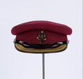 Peaked forage cap, No 1 dress, King's Royal Hussars, worn by General Sir Richard Shirreff, 2000 (c)