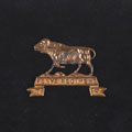 Slouch hat badge, Kenya Regiment, Territorial Force, 1950-1960