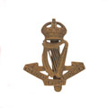 Cap badge, other ranks, Royal Irish Regiment, 1902-1922