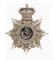 Helmet plate, officer, Royal West Kent Light Infantry Militia, 1878-1881