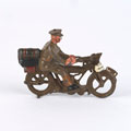 Model soldier, William Britain Limited, despatch rider, Motor Cycle Corps, 1935 (c)