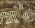 '"Close up" of Winchester Cathedral', 1918