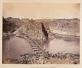Bridge of boats across the River Indus, 1879 (c)