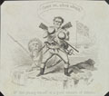 'Mr Bull placing himself in a good attitude of defence', 1852