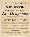 'The Old Saucy Seventh, or Queen's Own Regt of Lt. Dragoons', 1809