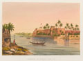 'Fortress of Bukkur from Roree', 1838 (c)